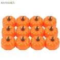 thumbnail image 7 of BadPiggies 12Pcs Halloween Pumpkin Tealights Flameless Candle Flickering LED Lights Battery Operated for Holiday Party Home Decoration, Normal, 7 of 7