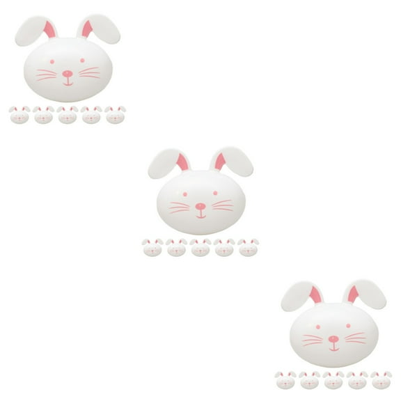 FRCOLOR 18 Pcs Easter Openable Egg Raffle Balls Bunny Modeling Raffle Eggs Party Game Lottery Balls