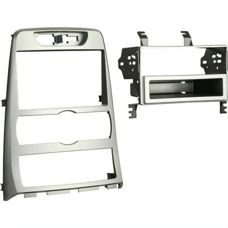 Metra - Dash Kit for Select 2010-2012 Hyundai Genesis DIN - Silver