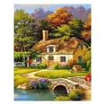thumbnail image 1 of Kit Liso DIY Punto Cruz Impreso en Lienzo Artesanía Costura Paisaje, 1 of 10