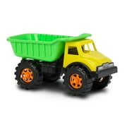 American Plastic Toys 07900 Toddler Kid 16 Inch Construction Dump Truck, Green