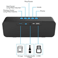 thumbnail image 4 of Altavoz Bluetooth portátil, altavoz inalámbrico TWS Bluetooth 5.0 con graves Hi-Fi estéreo 3D, batería integrada de 1500 mAh Zhivalor 2034573-1, 4 of 8