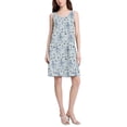 thumbnail image 2 of FORMRS Summer Dress for Women Loose U Neck Sleeveless Midi Beach Sundresses with Pockets, Blue Octopus Pattern, 2 of 8