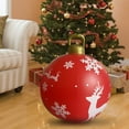 thumbnail image 6 of Christmas Inflatable Decorated Ball 23.62inch Yard Inflatable Christmas Balls Giant Xmas Tree Ornaments PVC Blow up Yard Decorations for Outside Holiday Yard Lawn Porch Decor, 6 of 7