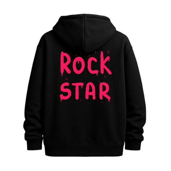 Rock Star Hoodie hoodies & sweatshirt music men sweatshirts black Comfortable Material，Bold Design casual country Trendy Unisex Shirt Graphic tshirts
