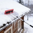 thumbnail image 4 of Snow Roof Rake Non-Scratch Protective Foam Scraper for Clearing Polyethylene Head with Telescoping Extension Pole, 4 of 6