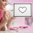 thumbnail image 2 of Unique Bargains Lightweight Nail Art Stamping Mat 1 Pc White, 2 of 5