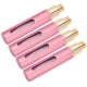 thumbnail image 3 of Juego de 4 botellas de perfume de vidrio de 10 ml, vacías, rellenables y portátiles, color rosa, 3 of 14