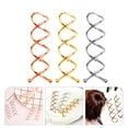 thumbnail image 4 of Shisuyan Épingle à Cheveux Spirale Métal Or 30 Pcs, 4 of 9
