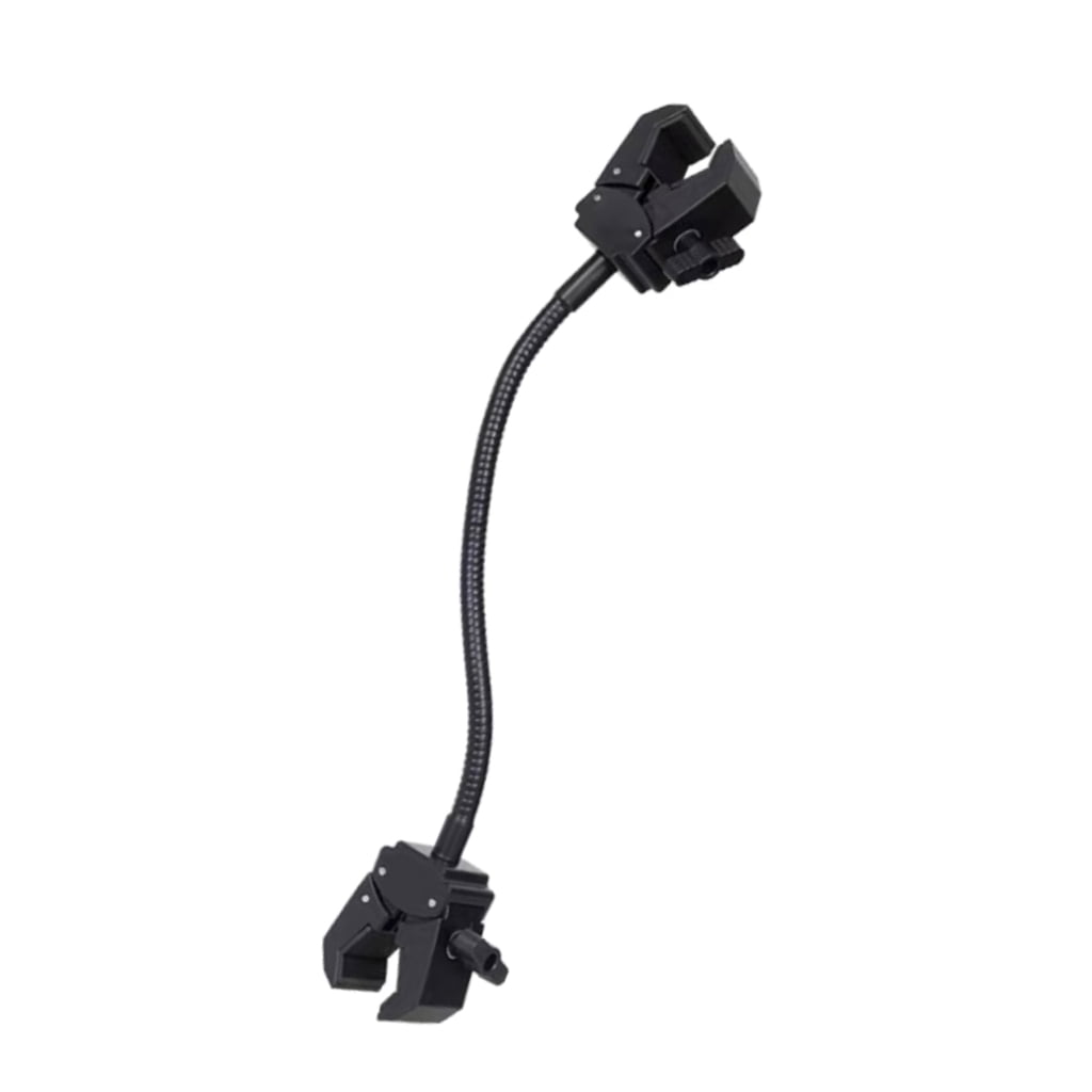 Universal Bendable Clip Mount Gooseneck Microphone Stand for Mic Flashlights Hair Dryer And Photography Accessories