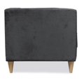 thumbnail image 3 of Love Seat Poole SofaMatch, Tela Quantum, Patas Natural gris oscuro, 3 of 5
