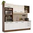 thumbnail image 1 of Cocina Integral 250cm Marrón/Blanco Agata Madesa, 1 of 5