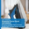 Professional Rowenta Focus Excel Steam Iron, Stainless Steel Soleplate