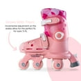 thumbnail image 6 of Yvolution Twista Skates, Adjustable 2-in-1, Kids Size 7J-11J, One Pair, Pink, Unisex, 6 of 12