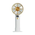 thumbnail image 2 of XGFHYJEH Hand Held Fan, Mini Fan Handheld, Hand Held Fan Rechargeable, Portable Folding Hand Held Cooling Fan, 2 of 7