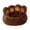 Coffee, variant on Coffee Coffee Bear Paw Calming Dog Cat Bed Cuddler Warming Cozy Soft Faux Fur Cushion For Small Medium Pets