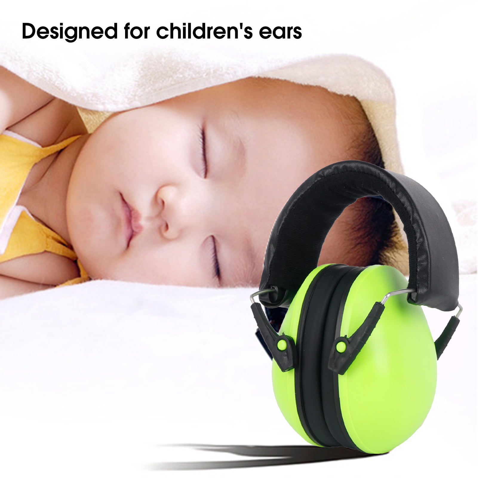 Baby Infant Earmuffs Ear muffs Sleeping Hearing Protection Noise Reducing 