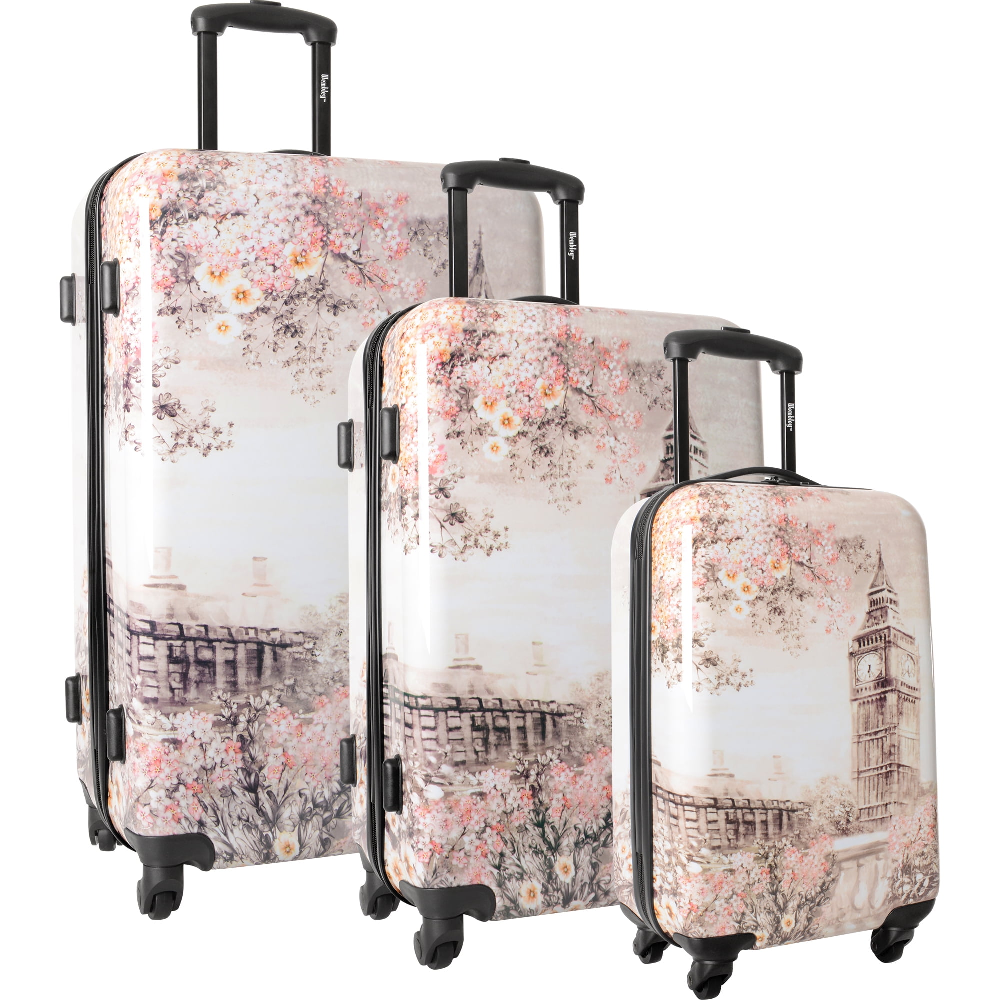 Wembley 3 Piece Hardside Spinner Luggage Set