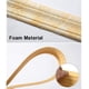 thumbnail image 4 of Moldura de espuma flexible autoadhesiva de 90 x 3 pulgadas, líneas de pared decorativas adhesivas 3D, borde de papel pintado para el hogar, oficina, hotel, decoración de bricolaje, color blanco Adepaton WMZL-637-4, 4 of 8