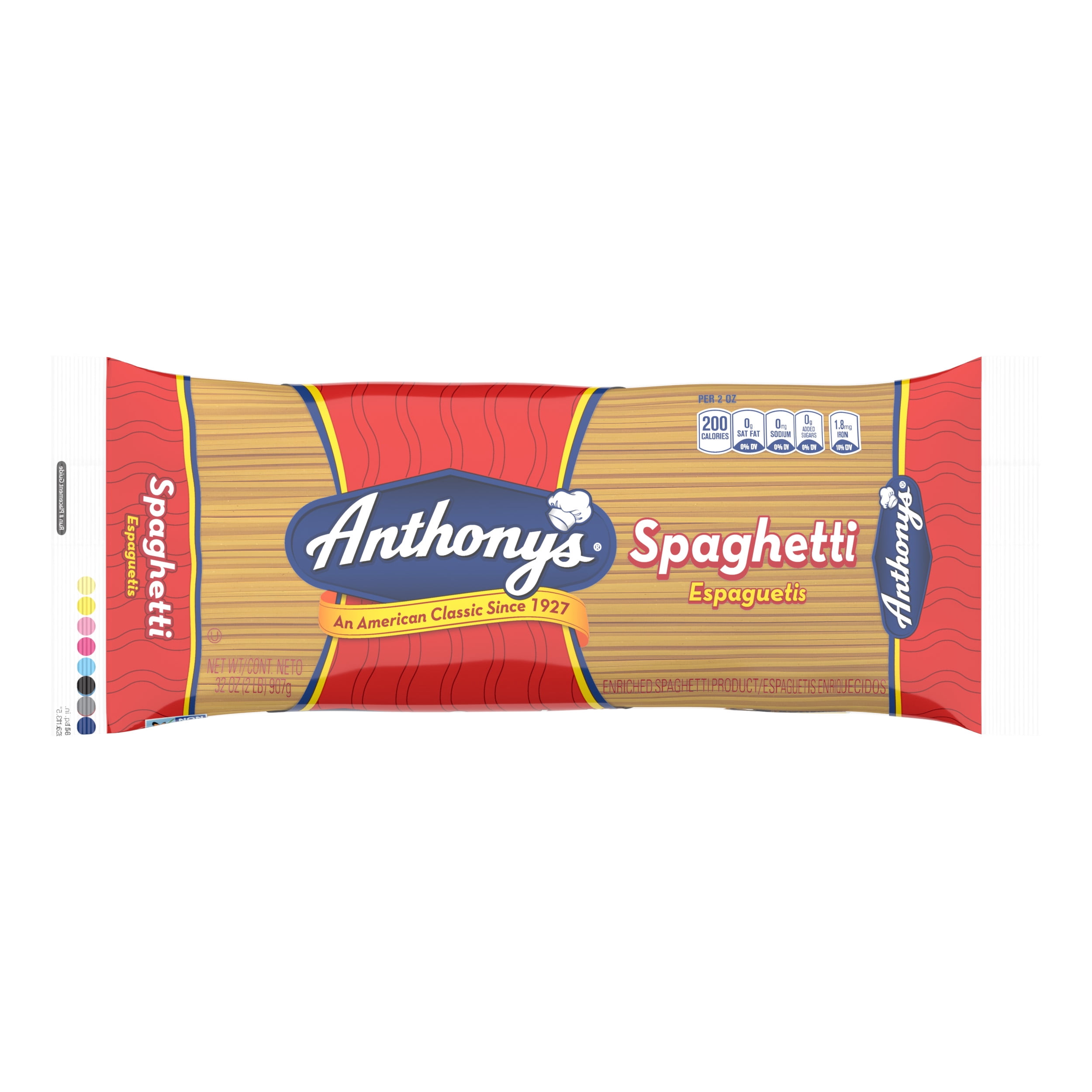 (4 pack) Anthony's Enriched Spaghetti Product, 32 oz