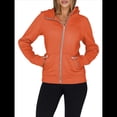 thumbnail image 2 of Sudaderas con Capucha y Cremallera para Mujer, Chaquetas de Forro , Sudaderas de Gran Tamaño, Conjuntos de Moda de Otoño, Suéteres, Ropa de Invierno. Naranja M, 2 of 9