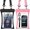 Black+Pink, variant on [Floatable Floating Universal IPX8 Phone case 2 Pack-Up to 10.0",Adjustable Lanyard Phone Pouch,Cellphone Dry Bags for Vacation Beach Pool Kayak Cruise Travel Essentials(Black+Green)