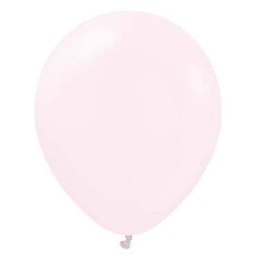 12 inch Kalisan Macaron Pale Pink Latex Balloons (10 Pack) - Party Supplies Decorations