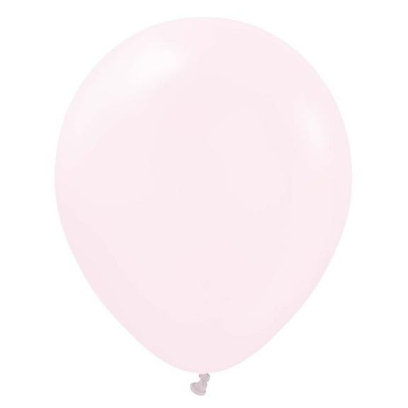 12 inch Kalisan Macaron Pale Pink Latex Balloons (100 Pack) - Party Supplies Decorations