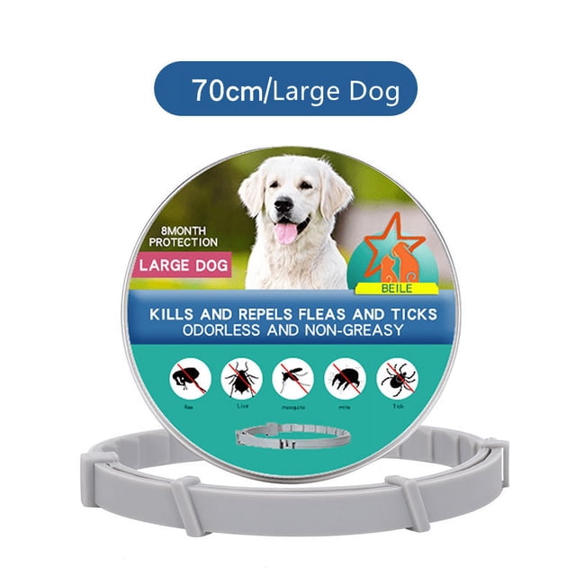 Typpkmm Dog Anti Flea and Ticks Cats Collar with Pet 8Month Protection Retractable