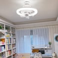 thumbnail image 4 of Mini candelabro ventilador techo RGB/3 colores Control remoto regulable 3200K-6500K, 4 of 9