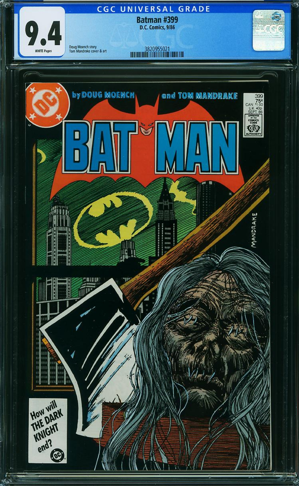Cover of Batman #399