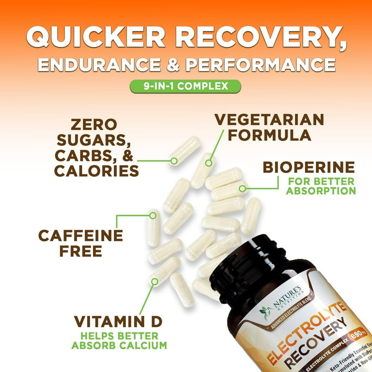 Daily Electrolyte Replenisher Tablets - 9 Essential Electrolytes