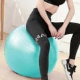 thumbnail image 3 of Pelota de parto para embarazadas, pelota de yoga para ejercicios de parto, silla para entrenamiento de fitness, macarrón rosa de 55 cm, 3 of 4