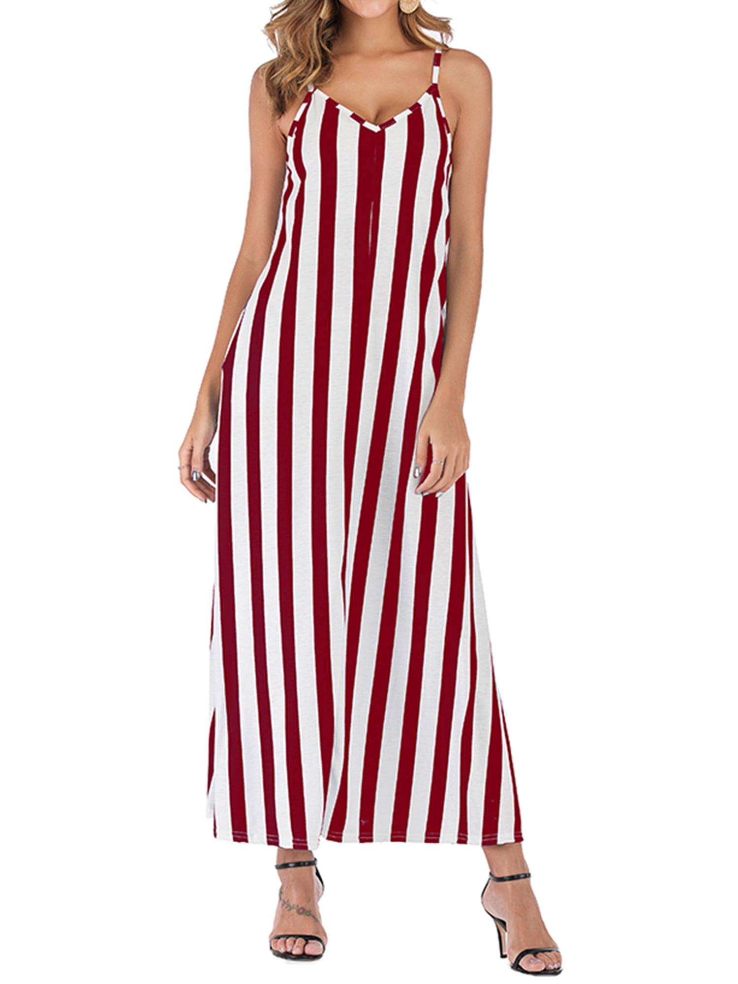 striped maxi