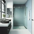 thumbnail image 5 of Vigo Vg6044cl7276 Elan Cass 76" High X 72" Wide Sliding Frameless Shower Door - Chrome, 5 of 7