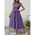 thumbnail image 4 of Women Summer Casual Midi Maxi Dresses Short Sleeve XXL, 4 of 9