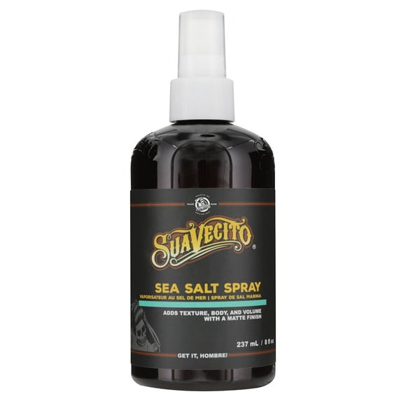 Spray de sal marina Suavecito, textura natural para el volumen del cabello, 240 ml