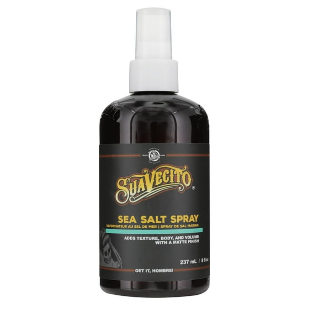 Spray de sal marina Suavecito, textura natural para el volumen del cabello, 240 ml