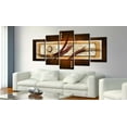 thumbnail image 2 of Tiptophomedecor Abstract Canvas Wall Art - Iridescent Brown - Stretched & Framed Ready To Hang Art, 2 of 4