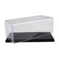 thumbnail image 3 of 2 Vitrinas De Acrílico Transparente Para Modelos De Coches A Escala 1:43, Protección Para Modelos Artísticos, Color Negro, 15 X 7,6 X 6,3 Cm, 3 of 8
