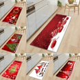 thumbnail image 3 of CLEARANCE--SweetCandy Christmas Carpet Christmas Runner Mat Non Slip Decorative Entryway Rug  Doormats, 3 of 6