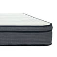 thumbnail image 3 of Elite Luxe 14" White Navy Hybrid Mattress KG Plush Foam Pocket Coil & Polyester, 3 of 13