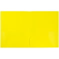 thumbnail image 3 of JAM Paper Medium Weight Plastic Presentation Folder, Yellow, 6/pack, 3 of 5