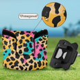 thumbnail image 6 of Haosy Soft Color Leopard Print Golf Mallet Putter Cover Strong Magnetic Leather Golf Club Headcover Closure, 6 of 7