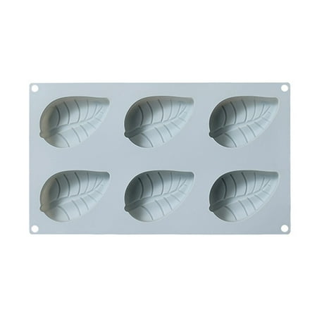 

FAIOIN Exquisite Leaf Sugar Craft Gum Paste Mold Cake Decorating Tools Family Art Silicone Soap Mold Kitchen Home Baking Gift