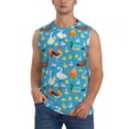 thumbnail image 1 of KLL Rooster And Chickens Print Workout Tank Tops Gym Sleeveless Fitness Muscle Tee-X-Large, 1 of 7