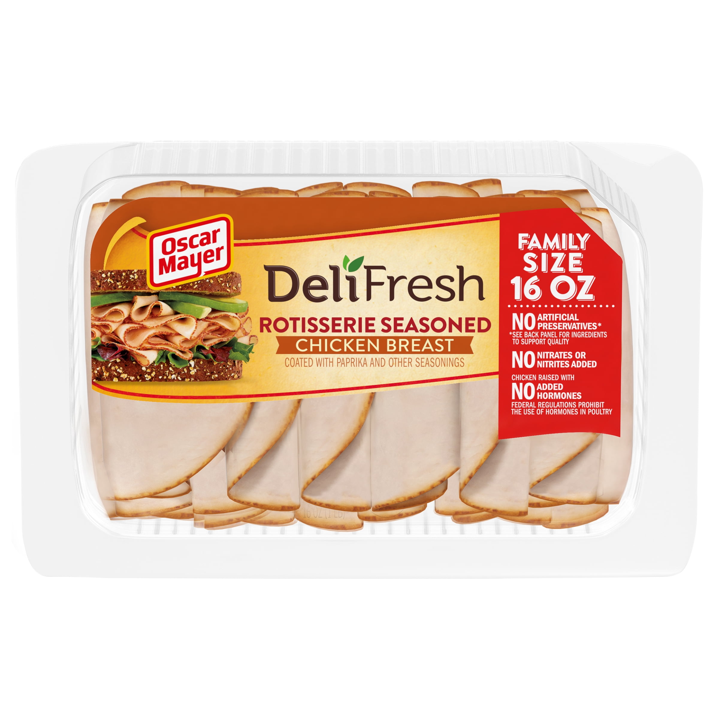 Oscar Mayer Deli Fresh Rotisserie Seasoned Chicken Breast Lunch Meat