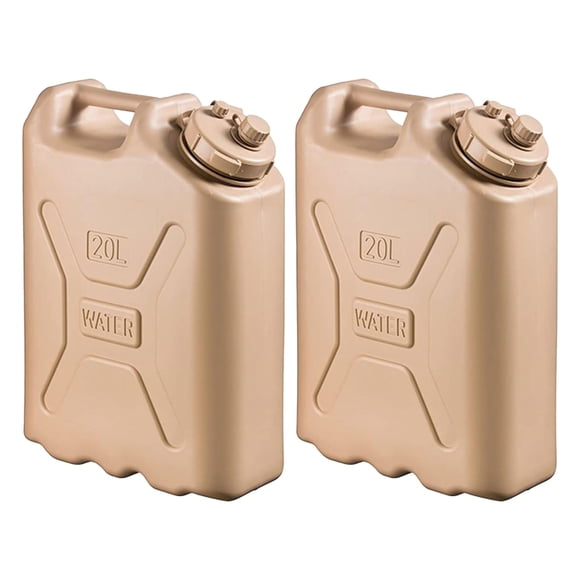 Contenedor de Agua Portátil Militar Scepter 20L Paquete de 2