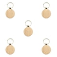 thumbnail image 2 of relayinert 1/2/3/5 Wood Key Chain Craft Blank Keyring Gift Personalized Pendant Hanging Outdoor Holder Handicraft Organizer Accessory Type 14 5PCS, 2 of 6