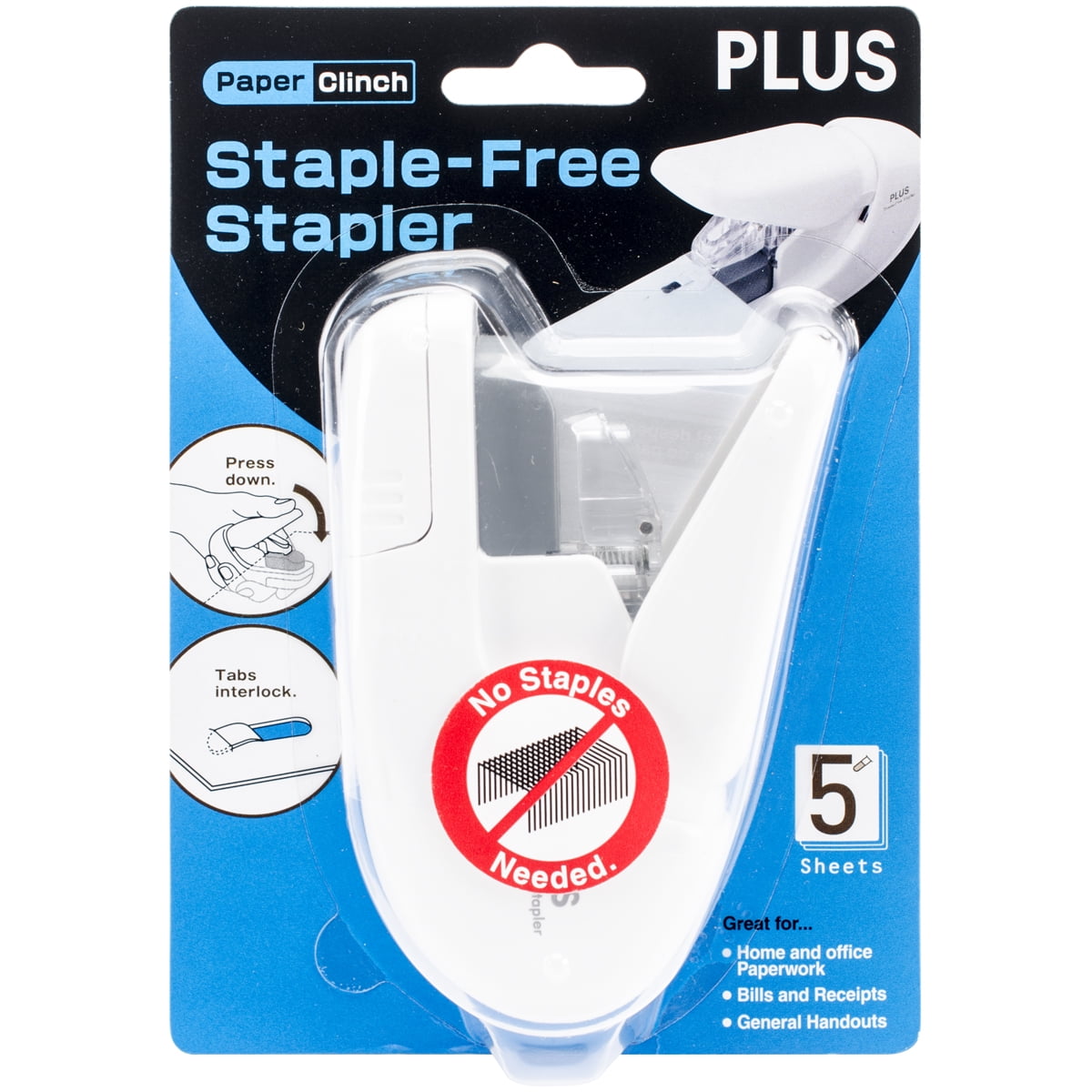 StapleFree Stapler Paper Clinch Walmart Canada